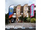 DRAPEAUX OU BEACHFLAG PUBLICITAIRES 