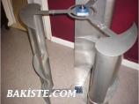 KIT EOLIENNE VERTICALE 3 AILES EN INOX 1500w POSSIBLE 