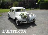 Location traction blanche pour mariage 