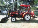 Tracteur 20cv 2 roues motrices arceau et toit Moteur diesel 3 cylindres -- reTracteur 25cv avec chargeur frontal et broyeur d'accotementsounade 81150 Lagrave  Prix ht
